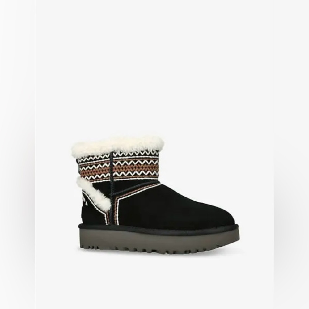 ▪️NIB UGG Classic Mini Atherson Women's Boots in Black - Picture 5 of 8